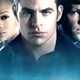 Bones, Uhura, Kirk, Spock, and Scotty as seen in J.J. Abrams' Star Trek movies.